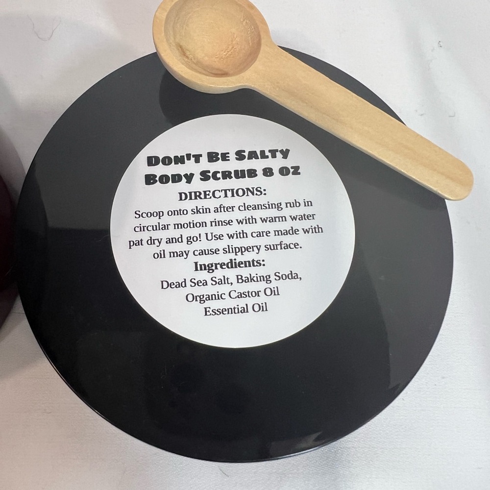 Realistic Herbal Don't Be Salty Body Scrub - 8 oz